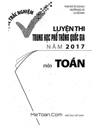 Bộ Đề Trắc Nghiệm Luyện Thi THPT Quốc Gia Năm 2017 Môn Toán - Phạm Đức Tài