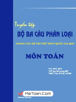 Tài Liệu Luyện Đạt Điểm 8 - 9 - 10 Môn Toán THPT Quốc Gia