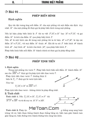 Bài Tập Phép Dời Hình Và Phép Đồng Dạng Trong Mặt Phẳng Có Lời Giải Chi Tiết