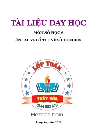 Bài Tập Ôn Tập Và Bổ Túc Về Số Tự Nhiên Lớp 6