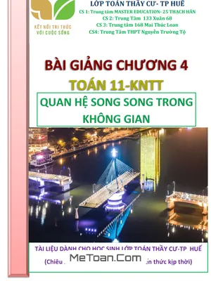 Bài Giảng Quan Hệ Song Song Trong Không Gian Toán 11 KNTTvCS