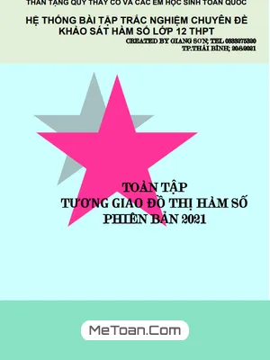 Toàn Tập Tương Giao Đồ Thị Hàm Số - Ôn Thi THPT Quốc Gia