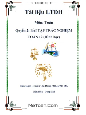 Bài Tập Trắc Nghiệm Hình Học 12 - Huỳnh Chí Dũng