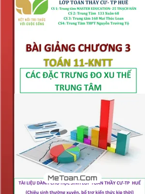 Các Số Đặc Trưng Đo Xu Thế Trung Tâm Của Mẫu Số Liệu Ghép Nhóm Toán 11 KNTTvCS