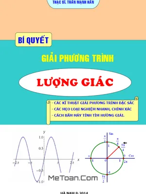 Phương Pháp Giải Phương Trình Lượng Giác - Trần Mạnh Hân