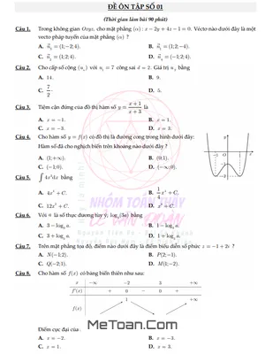 Bộ 20 Đề Ôn Thi THPT 2021 Môn Toán - Lê Văn Đoàn