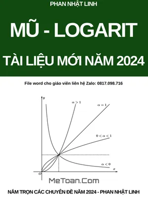 Nắm Trọn Chuyên Đề Lũy Thừa – Mũ – Logarit Ôn Thi THPT Quốc Gia Môn Toán