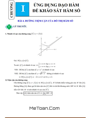 Tài Liệu Đường Tiệm Cận Của Đồ Thị Hàm Số Lớp 12 - 109 Trang