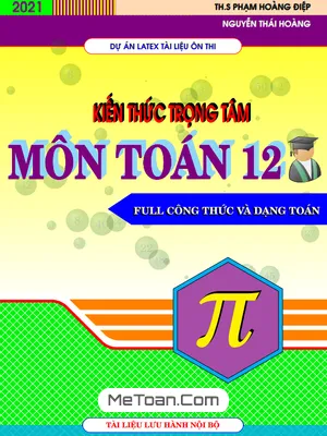 Cẩm Nang Kiến Thức Trọng Tâm Toán 12