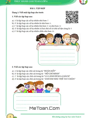 Trọn Bộ Bài Tập Toán 6 Tập 1 Kết Nối Tri Thức (Kèm Lời Giải Chi Tiết)
