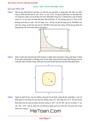 Áp dụng Kỹ Thuật Truy Hàm Hiện Đại để Tính Diện Tích Hình Phẳng Chính Xác