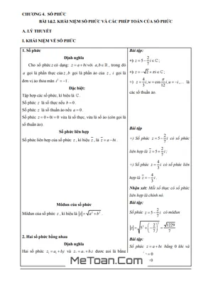 Bí Kíp chinh phục các dạng bài tập VDC Số Phức - Giải Tích 12