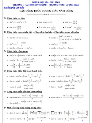 Bài Tập Trắc Nghiệm Hàm Số Lượng Giác Và Phương Trình Lượng Giác - Phan Hữu Thế