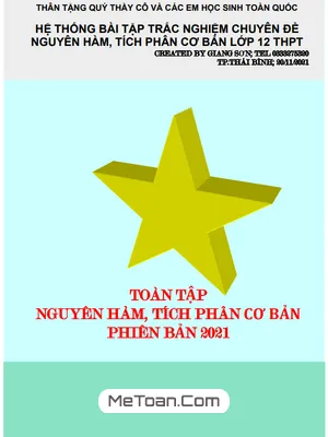 Cẩm Nang Toàn Tập Về Nguyên Hàm Và Tích Phân Cơ Bản Lớp 12