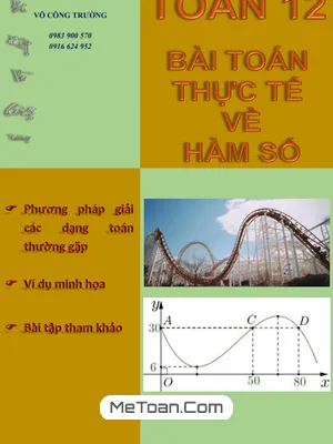 Chinh Phục Các Dạng Bài Toán Thực Tế Về Hàm Số Lớp 12