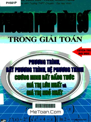 Phương Pháp Hàm Số Giải Toán PT, BĐT, Min - Max - Lê Xuân Sơn, Lê Khánh Hưng