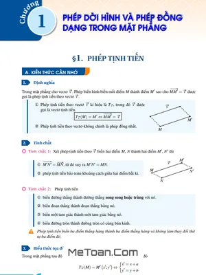 Bài Tập Phép Dời Hình Và Phép Đồng Dạng Trong Mặt Phẳng Lớp 11 - Phùng Hoàng Em