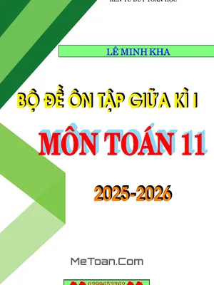 Bộ đề ôn tập kiểm tra giữa học kì 1 môn Toán 11 năm học 2025 – 2026