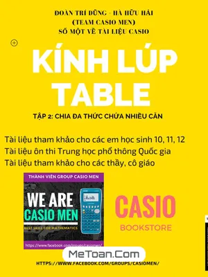 Giải Phương Trình Bằng Máy Tính Casio - Tập 2: Chia Đa Thức Nhiều Căn