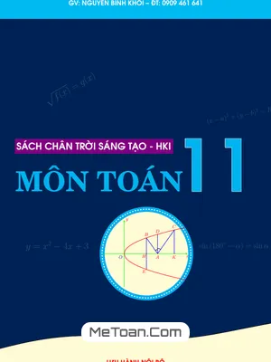 Tài Liệu Học Tập Toán 11 Học Kì 1 Sách Chân Trời Sáng Tạo