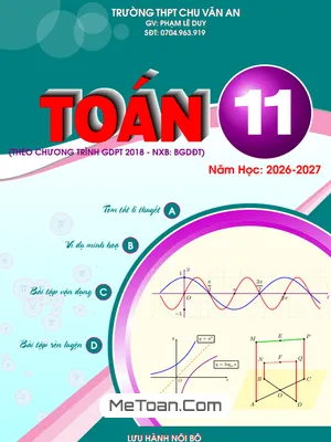 Tổng Hợp Các Dạng Bài Tập Toán 11 (Sách Kết Nối Tri Thức) – Thầy Phạm Lê Duy