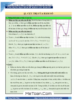 Chuyên Đề Cực Trị Của Hàm Số - Hoàng Xuân Nhàn