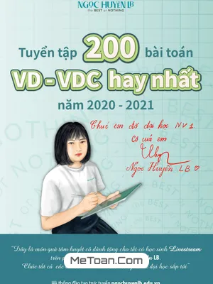 Tuyển Tập 200 Bài Toán VD - VDC Hay Nhất Ôn Thi THPT 2020 - 2021 Môn Toán