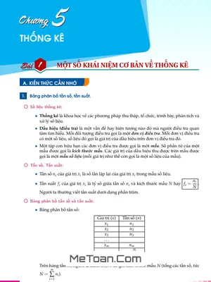 Cẩm Nang Toán 10: Nắm Chắc Kiến Thức Và Phương Pháp Giải Toán Chuyên Đề Thống Kê