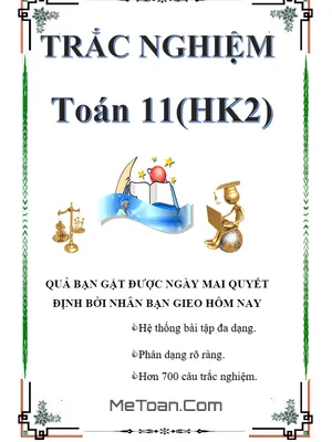 BỘ TRẮC NGHIỆM TOÁN 11 HỌC KỲ 2 - HUỲNH CHÍ DŨNG