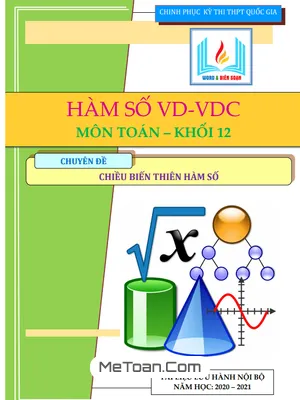 Tuyển Tập 264 Bài Tập Trắc Nghiệm Chuyên Đề Chiều Biến Thiên Của Hàm Số