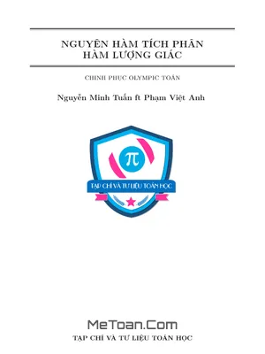 Nguyên Hàm Và Tích Phân Hàm Lượng Giác