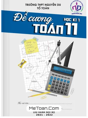 Đề cương học kỳ 1 Toán 11 năm 2021 - 2022 trường THPT Nguyễn Du - TP HCM