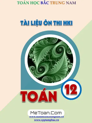 Tài Liệu Ôn Thi Học Kì 1 Môn Toán 12