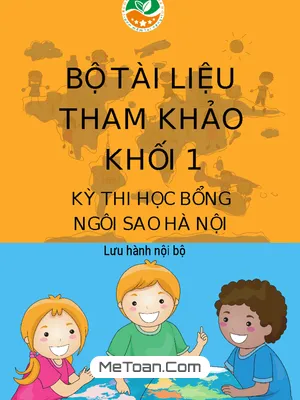 Tài liệu tham khảo thi học bổng khối 1 trường Ngôi Sao Hà Nội