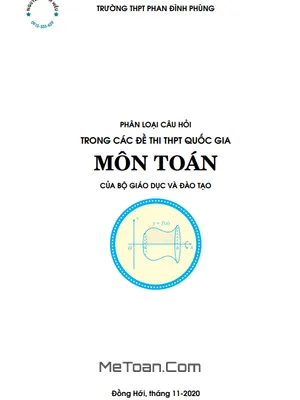 Phân Loại Câu Hỏi Trong Đề Thi THPT Quốc Gia Môn Toán