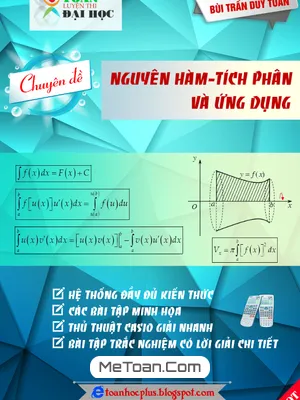 Chuyên Đề Nguyên Hàm - Tích Phân Và Ứng Dụng - Bùi Trần Duy Tuấn