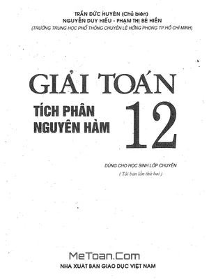 Giải Toán 12 Nguyên Hàm - Tích Phân - Trần Đức Huyên